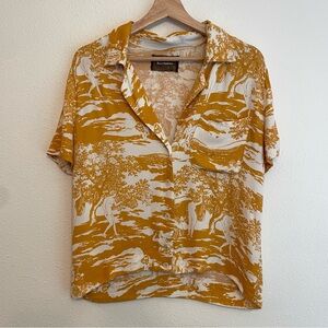 Reformation Cuba print Blouse in Renaissance